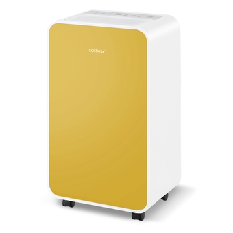 Best Buy Costway dehumidifier for home basement 32 pints/day 3 modes portable up to 2500 sq. ft blue/pink/yellow offer