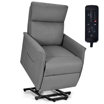 Best Buy Costway electric power lift massage chair recliner sofa fabric padded seat home offer