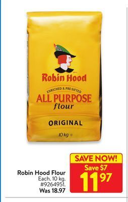 Walmart Robin hood flour offer