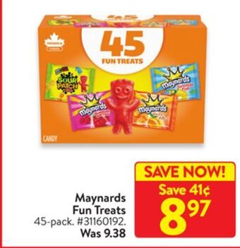Walmart Maynards fun treats offer