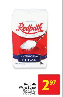 Walmart Redpath white sugar offer