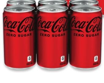 Walmart Coca-cola zero sugar mini cans 6-pack offer