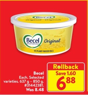 Walmart Becel offer