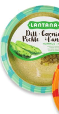Walmart Lantana topped hummus offer