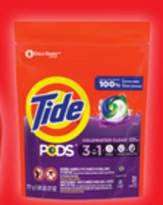 Walmart Tide laundry detergent 36 - 48 wash loads or tide pods 18s — 315 offer
