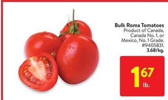 Walmart Bulk roma tomatoes offer