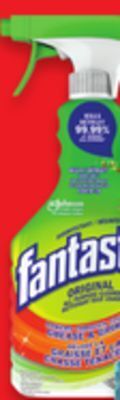 Walmart Windex or fantastik all purpose cleaners offer