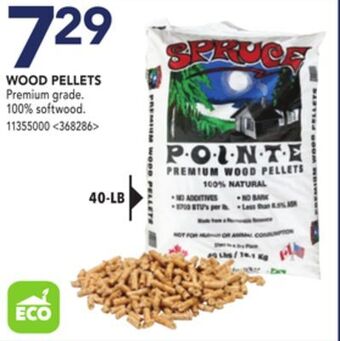 Lowe's Wood pellets offer