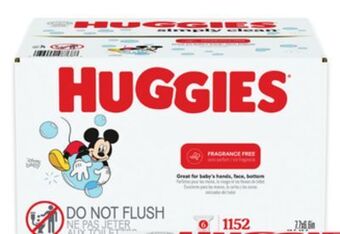 Walmart Huggies 16x wipes offer