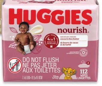 Walmart Huggies nourish wipes offer