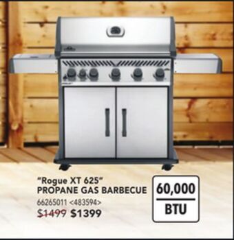 Lowe's Napoleon rogue xt625 propane grill barbecue offer