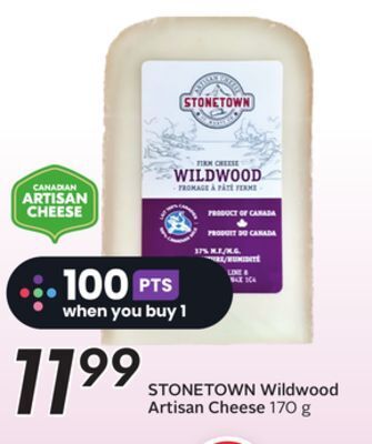 Sobeys Wildwood artisan cheese offer