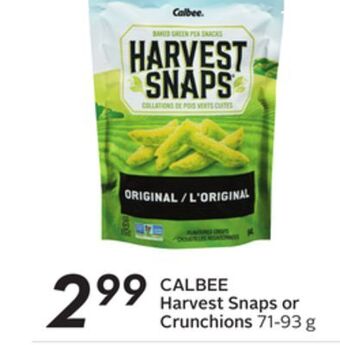 Sobeys Harvest snaps or crunchions offer