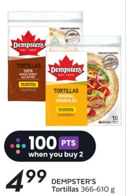 Sobeys Tortillas offer
