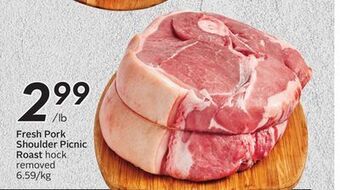 Sobeys Fresh pork shoulder picnic roast offer