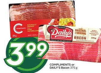 Sobeys Compliments or daily's bacon offer