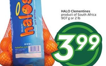 Sobeys Clementines offer