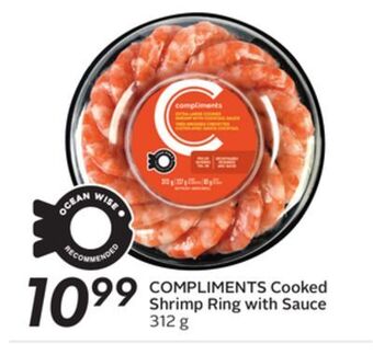 Sobeys Cooked shrimp ring offer