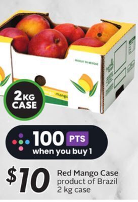 Sobeys Red mango case offer