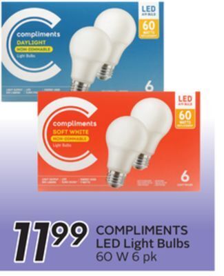 Sobeys Led light bulbs offer