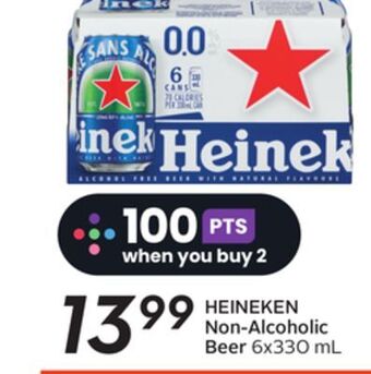 Sobeys Non-alcoholic beer offer