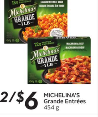 Sobeys Grande entrées offer