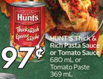 Sobeys Thick & rich pasta sauce or tomato sauce offer