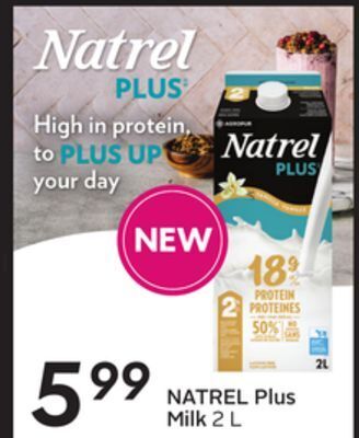 Sobeys Plus milk offer