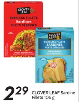 Sobeys Sardine fillets offer