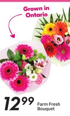 Sobeys Farm fresh bouquet offer