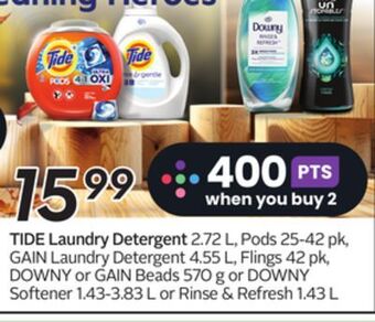 Sobeys Tide laundry detergent offer