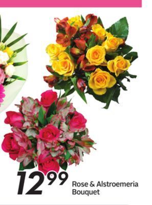 Sobeys Rose & alstroemeria bouquet offer