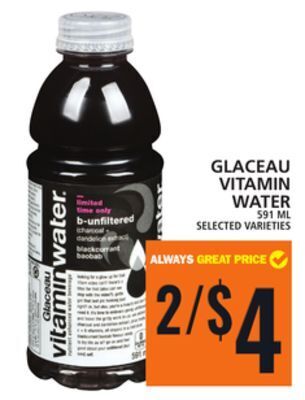 Food Basics Glaceau vitamin water offer