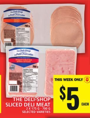Food Basics The deli-shop sliced deli meat offer