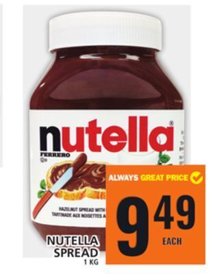Food Basics Nutella spread offer