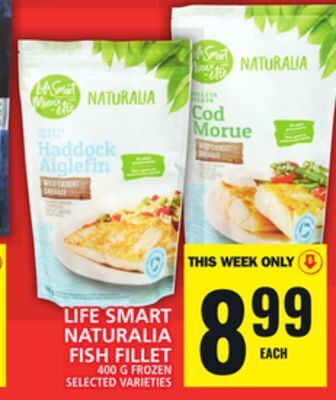 Food Basics Life smart naturalia fish fillet offer