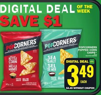 Food Basics Popcorners popped corn chips offer