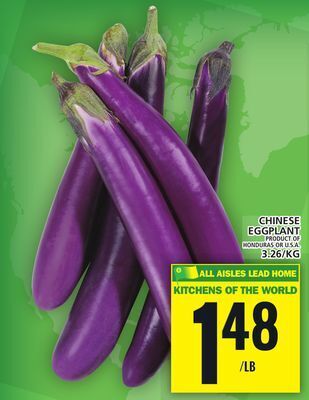 Food Basics Chinese eggplant offer