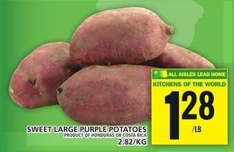 Food Basics Sweet large purple potatoes offer