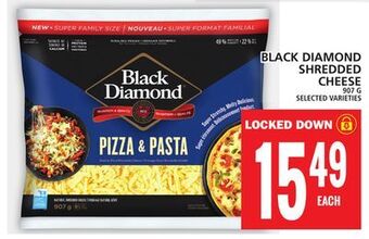 Food Basics Black diamond shredded cheese offer