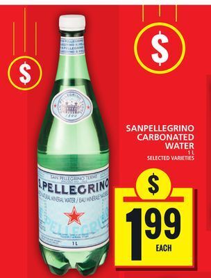 Food Basics Sanpellegrino carbonated water offer