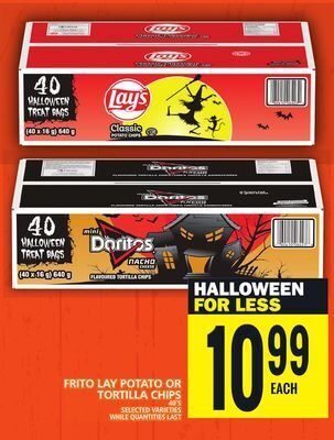 Food Basics Frito lay potato or tortilla chips offer