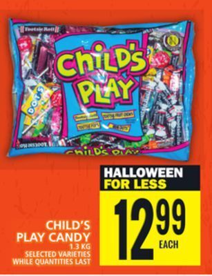 Food Basics Child's play candy offer