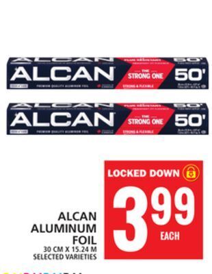 Food Basics Alcan aluminum foil offer