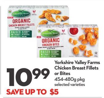Longo's Chicken breast fillets or bites offer