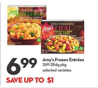 Longo's Frozen entrées offer