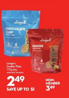 Longo's Longo's cookie thins offer