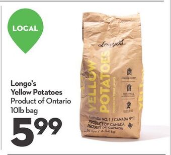 Longo's Yellow potatoes offer