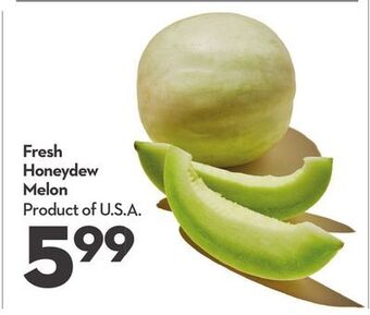 Longo's Fresh honeydew melon offer