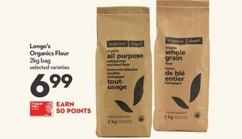 Longo's Longo's organics flour offer